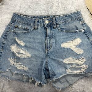 American Eagle Outfitters Light Blue Jean Shorts